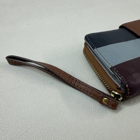 Fossil Womens Leather Wallet Multi Color Preowned - Picture 2 of 7